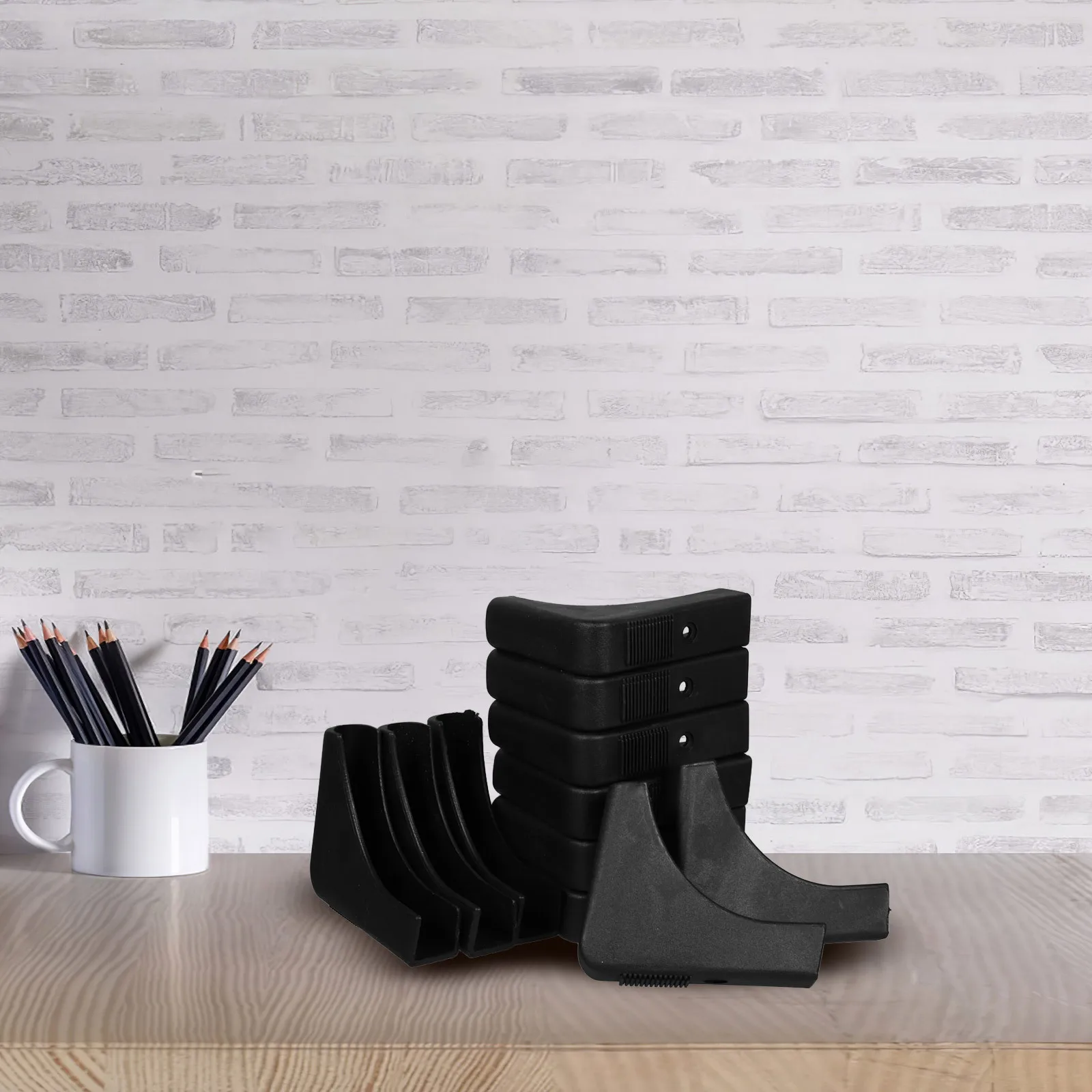 

12Pcs Triangle Chair Leg Floor Protectors Non-Slip Furniture Leg Caps Noise Reduction Table Feet Covers Floor Protection