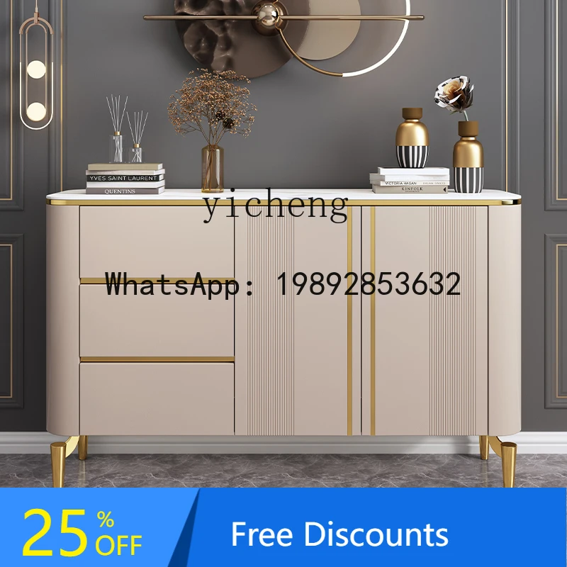

light luxury door cabinet shoe cabinet integrated modern simple restaurant Nordic side cabinet