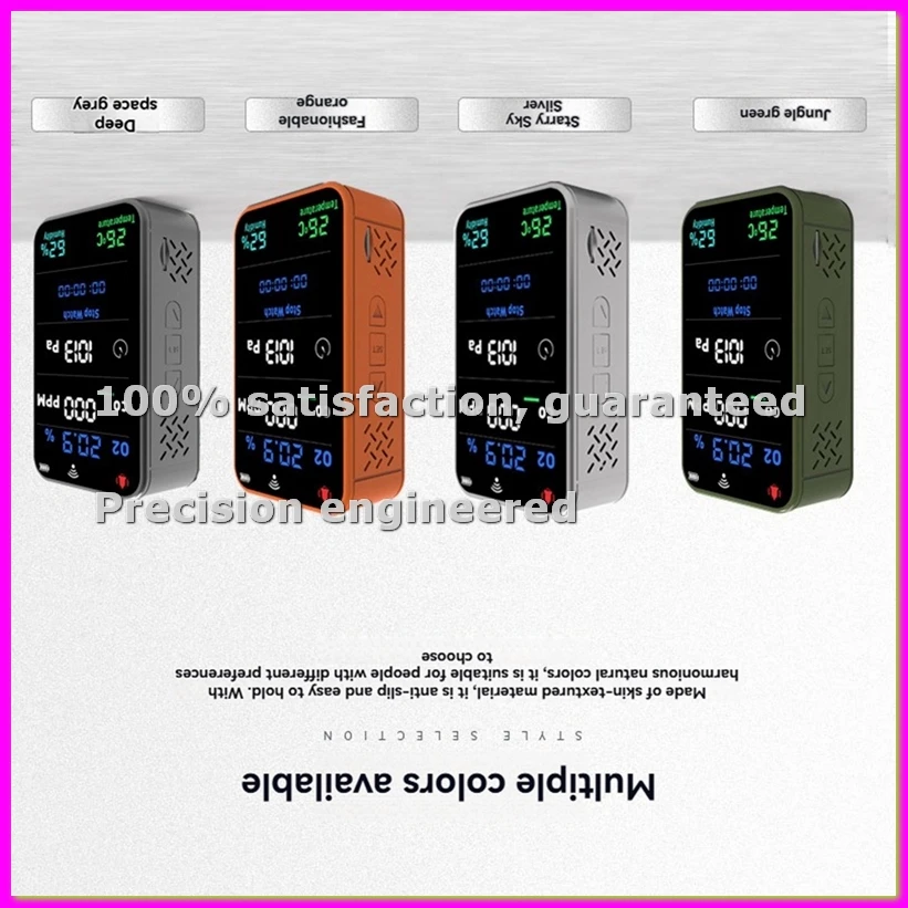 Tuya Smart WiFi Data Storage Oxygen Concentration Air Detector Outdoor Camping Carbon Monoxide Temper Humidity Meter D-ABFB