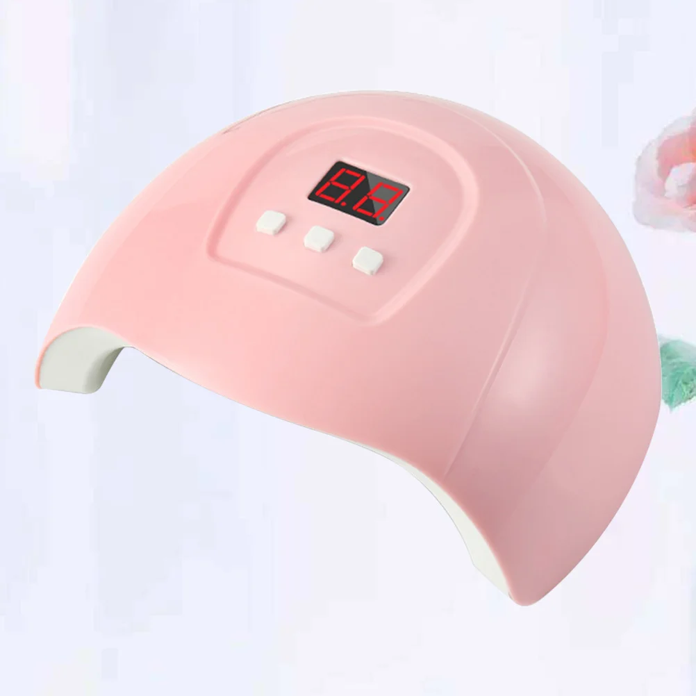 54 واط LED مانيكير مجفف مع الأشعة تحت الحمراء التعريفي الاستشعار التلقائي شاشة الكريستال السائل 18 مصباح ل هلام الأظافر علاج التجفيف السريع صالون المنزل