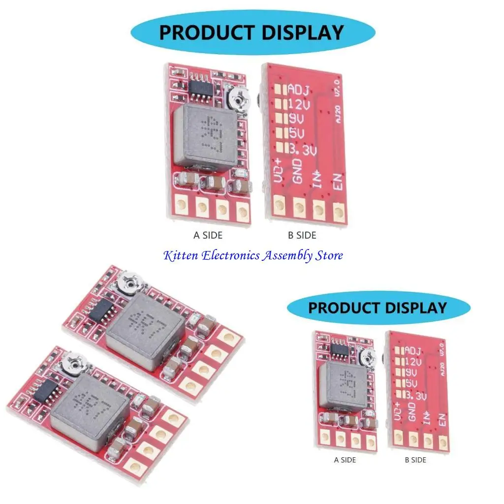 96GD 4.5V-30V to 3.3V/5V/9V/12V 1.2A Stepping Down Module Regulated Power Vehicle
