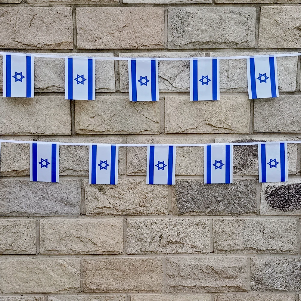 CYPOMELO Israeli Flag 14 × 21cm Festival Party Event Indoor and Outdoor Durable Israeli Flag 20 Small Flags