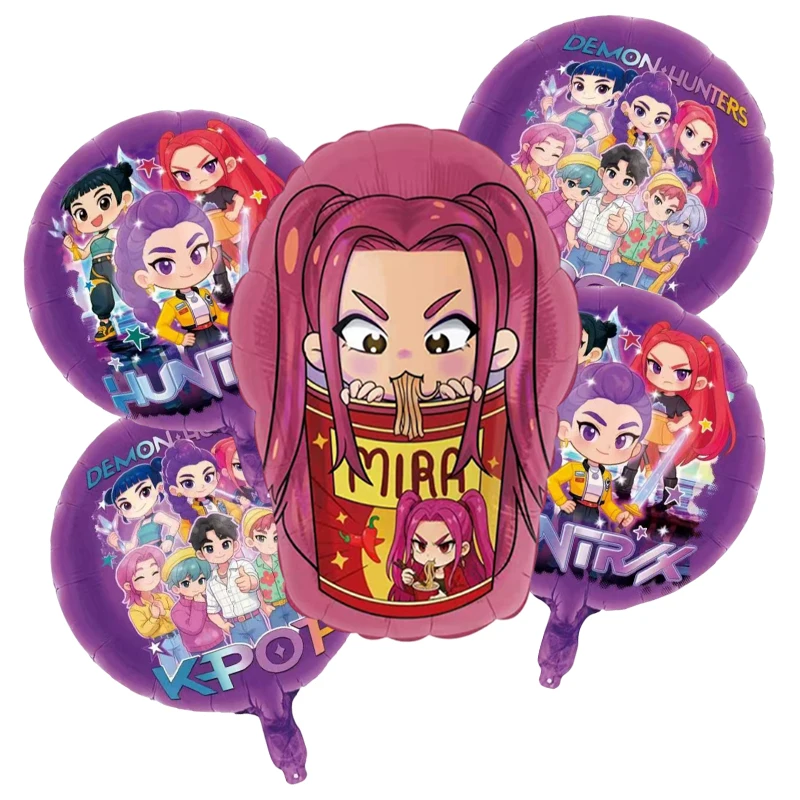 شيطان الصيادين 18 بوصة بالون الكرتون أنيمي احباط بالون استحمام الطفل فتاة حفلة عيد ميلاد زينة بالونات قابلة للنفخ الهدايا #3