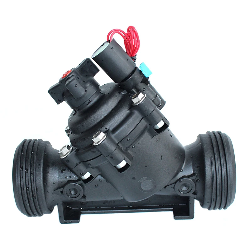 Irrigation Solenoid Valve Sprinkler Nylon Valve With flow rate adjustment knob 220/110/24/12V For gardens lawn, agriculture