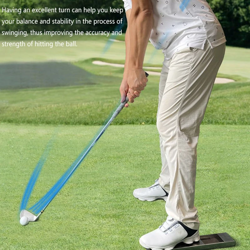 ポータブルゴルフスイング姿勢補助ペダル取り外し可能なゴルフスイング脚重力ペダルスイング補正トレーナーゴルフアクセサリー