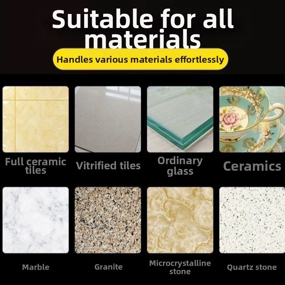 Juego de brocas soldadas hexagonales de 6-16mm, vástago hexagonal, abridor de agujeros de azulejos soldado al vacío, sistema de cambio rápido, punta de carburo, 6 uds.