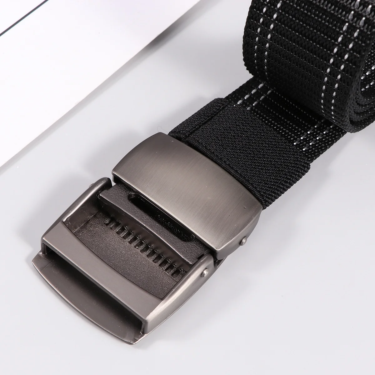 

1Pcs Waist Belt Canvas Lightweight Black Adjustable Outdoor Training Waistband Breathable Durable Comfortable