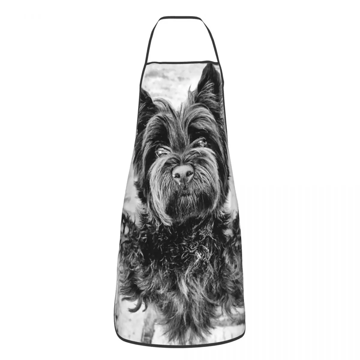 Dog Cairn Terrier Love Apron Chef Cooking Cuisine Tablier Sleeveless Bib Kitchen Cleaning Pinafore for Women Men Painting