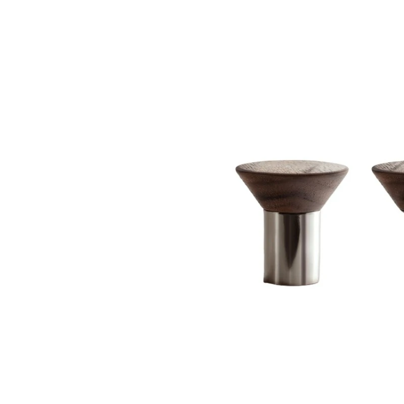 poignee-de-tiroir-monotrou-en-noyer-noir-poignee-de-porte-d'armoire-antique-en-titane-et-argent