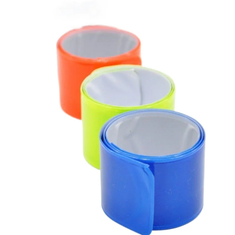 Bandas reflectantes para niños, pulseras de seguridad nocturna para caminar, correr, ciclismo, Reflector para cosas, pulseras, brazaletes, 1 ud.