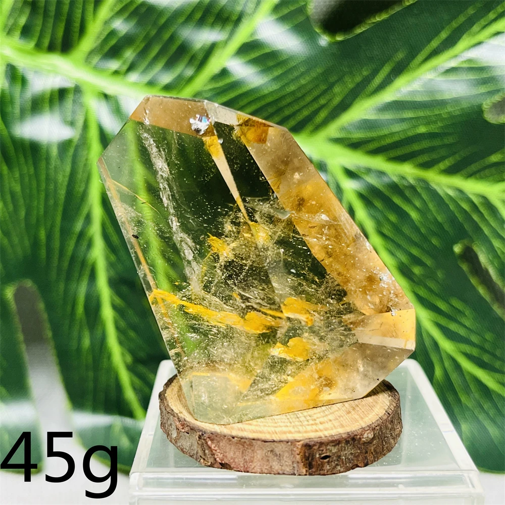 Natural Gemstone Clear Crystal Free Form Hand Polished Home Room Decoration Gift Witchcraft altar Prayer Stone Spiritual Healing