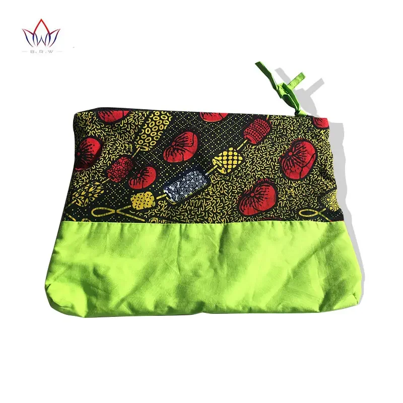 High Quality Fashion Patchwork Colorful Hand Bag Bazin Riche African Wax Prints Fabric Women Handbag For Wedding Party WYA057