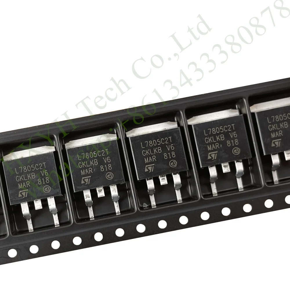 (10pcs/Bag) Newly Imported Original L7805CD2T-TR L7805CD2T TO-263 5V 1.5A Three-Terminal Linear Voltage Regulator Chip
