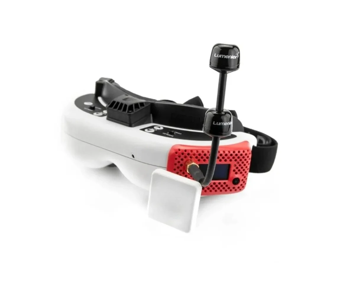 نظارات Fatshark Dominator Hdo2 مع Immersionrc Rapidfire وLumenier Axii Patch وهوائي Lumernier Axii لطائرة بدون طيار Fpv Rc