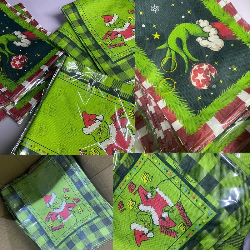 Navidad Decorations Para El Hogar lin vert chemin de Table de noël joyeux nappe noël Table de vacances