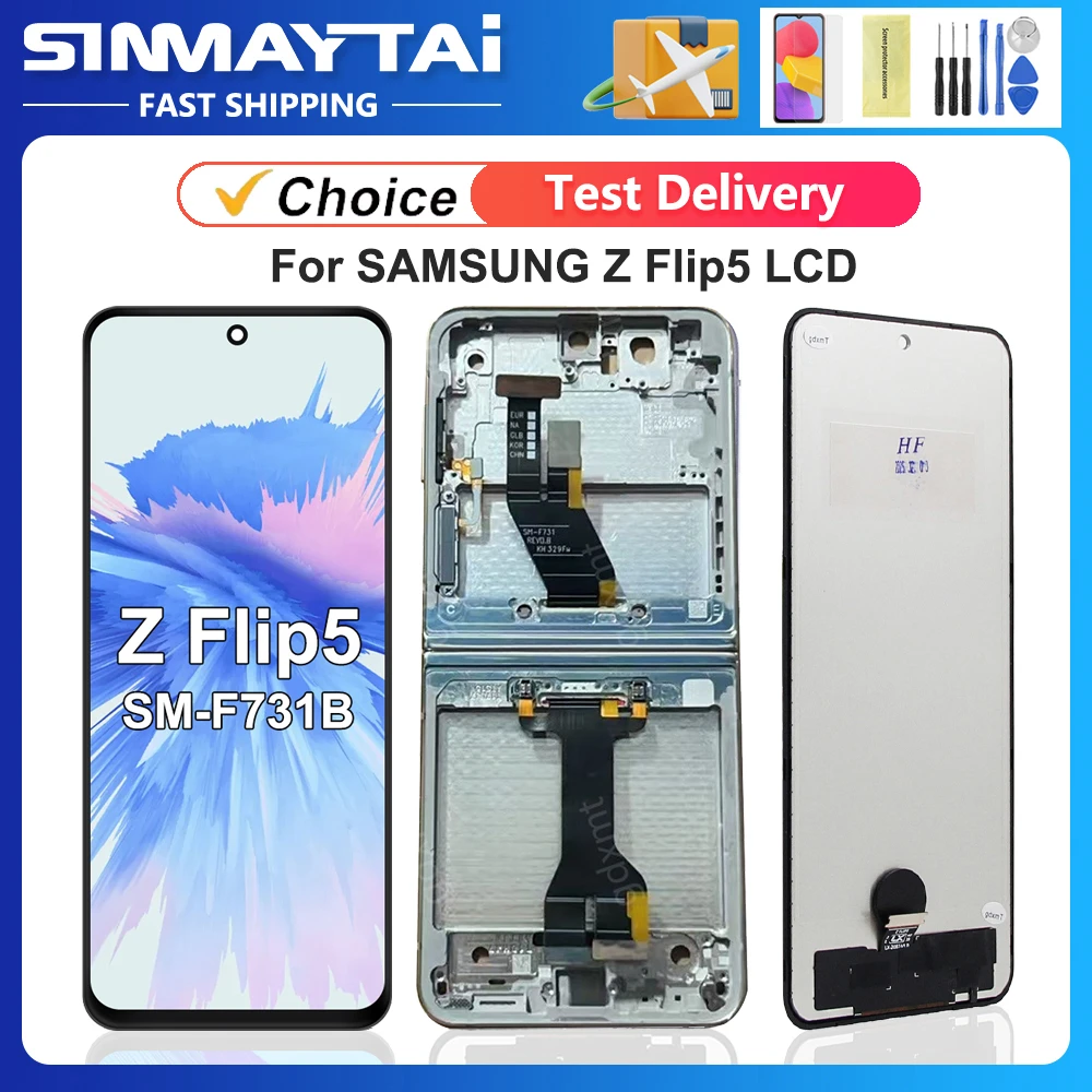 for-samsung-z-flip5-5g-tested-for-z-flip-5-sm-f731b-f731u-f731w-f731n-lcd-display-touch-screen-digitizer-assembly-replacement