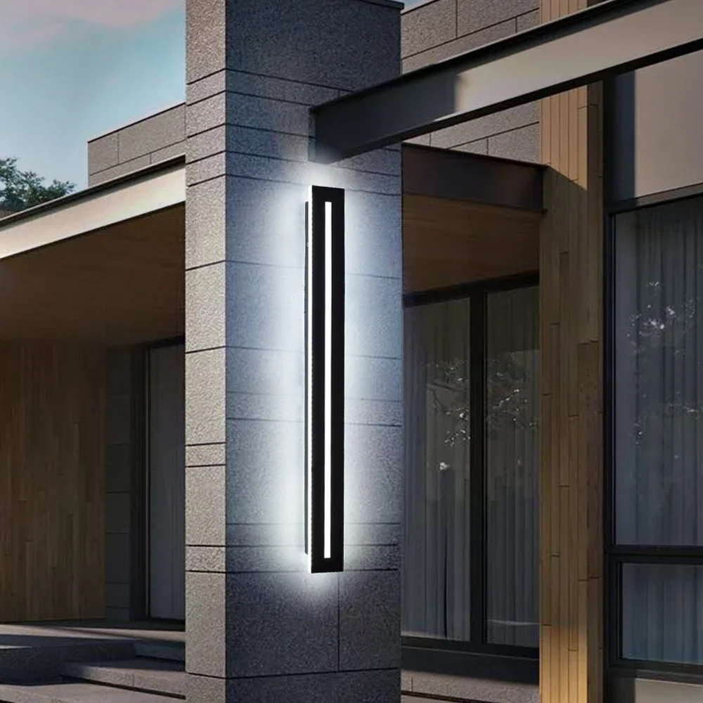 

Waterproof IP65 LED Long Wall Sconce Lamp Garden Light Decoration Outdoor Lighting AC85-265V Sconce Luminaire External Sconce