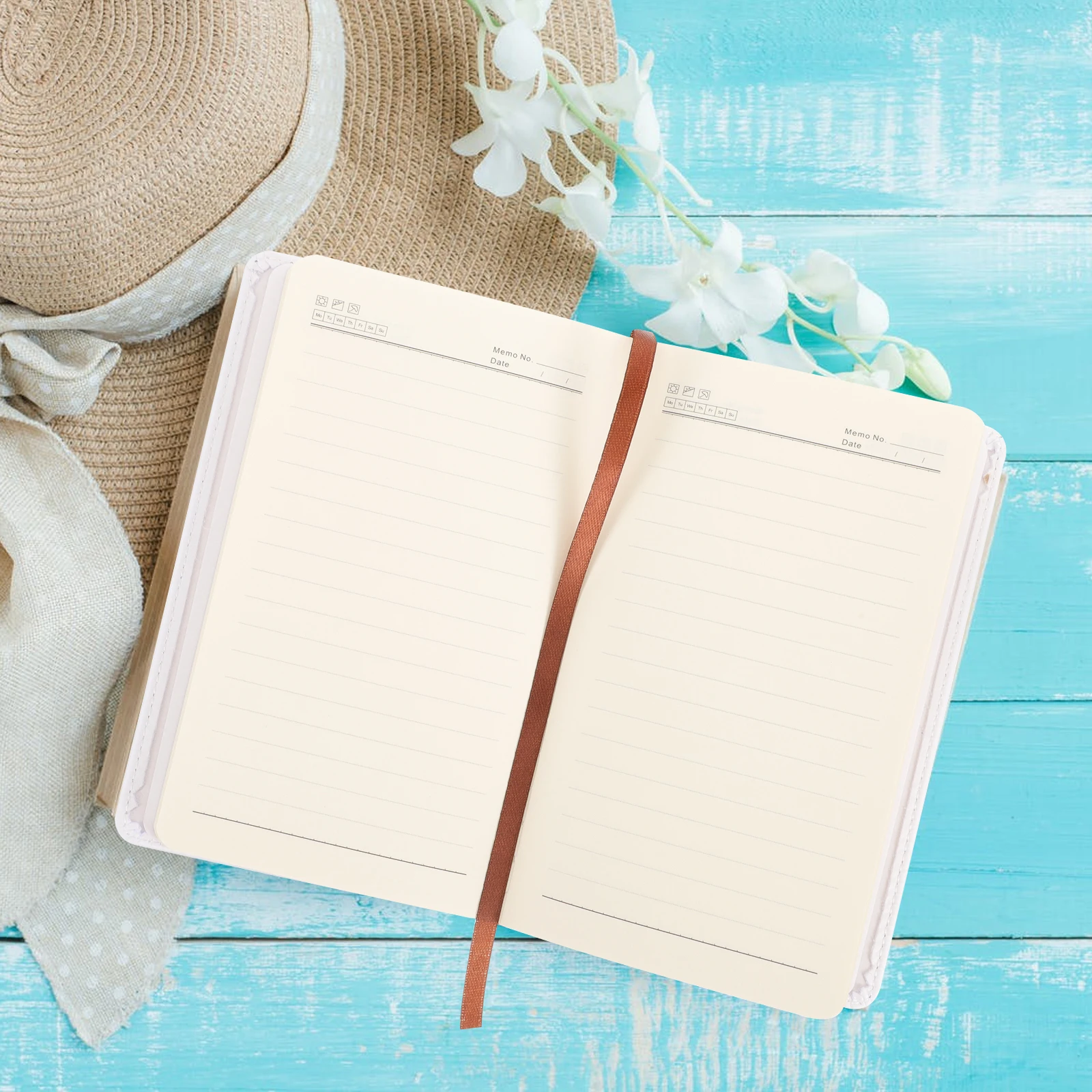 PU Notebook A6 Sublimation Blank Notebooks Office Conference Daily Planning Journal Student Planner Book Portable