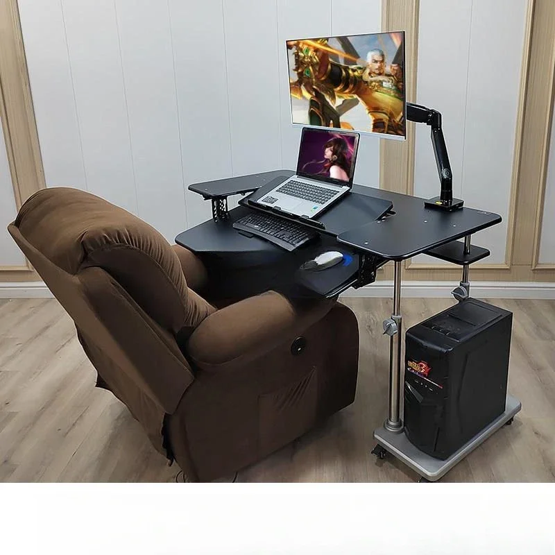 Gaming Chair Desktop Computer Desk Simple Computer Desk Mobile Lifting Bracket Household Folding Gaming Table Space Capsule