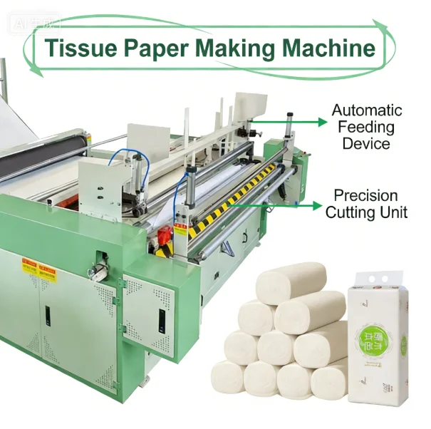 YG Customized 3000 Factory Price Paper Napkin Production Line – High-Speed And User-Friendly Equipment For Commercial Tissue Man