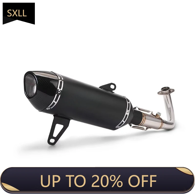 

SXLL XMAX300 XMAX 300 2017-2024R77 Muffler High Quality Motorcycle Full Exhaust System Modification Escape