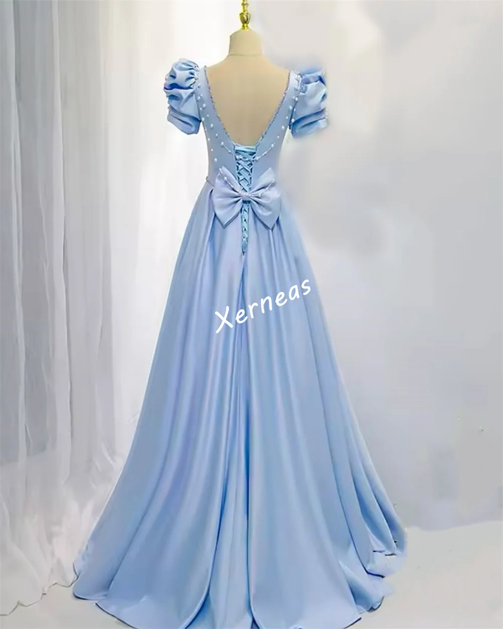 Maßgeschneidertes, hochwertiges Kleid mit Falten für Damen, elegante Geburtstagsfeier, Hochzeit, maßgeschneiderter Anlass, A-Linie, lange Kleider, glitzernd, formell