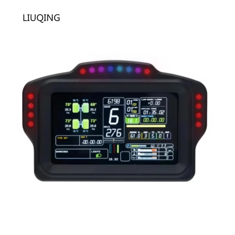Simplayer Simdid DV480 DH480 PRO tablero Sim Racing Dash Display con pantalla de 5 "y LED RGB de 16-18 para Simagic Fanatec