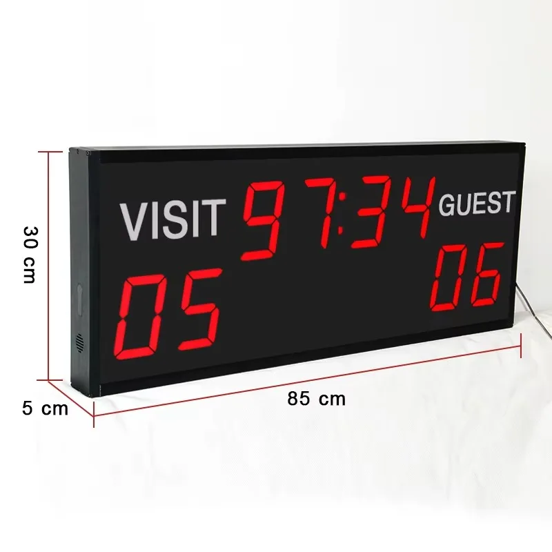 

Indoor Remote Control Portable Digital Led Display Basketball Electronic Billiard Scoreboard Sports Training Essential Gear