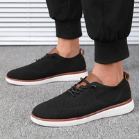 Chaussures tricotées légères pour hommes, confortables toute la journée, excellentes chaussures de marche adaptées à un usage quotidien, chaussures de randonnée 5