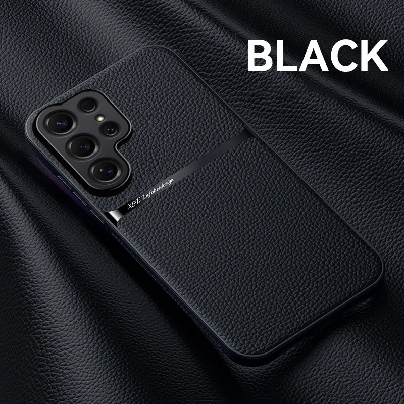 Skin Feel Protective Lichee Pattern Leather Phone Case for S
