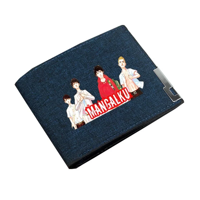 Boy Gril Cartoon Coin Purse  Anime Game Tokyo Revengers Wallet Teenager Canvas Wallet Casual Cash Holder Bi-Fold Short Wallet