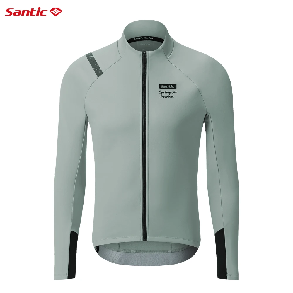 

Santic Cycling Jackets Men's Winter Windproof Warm Cycling Jackets Breathable Thermal Tops M3C01158