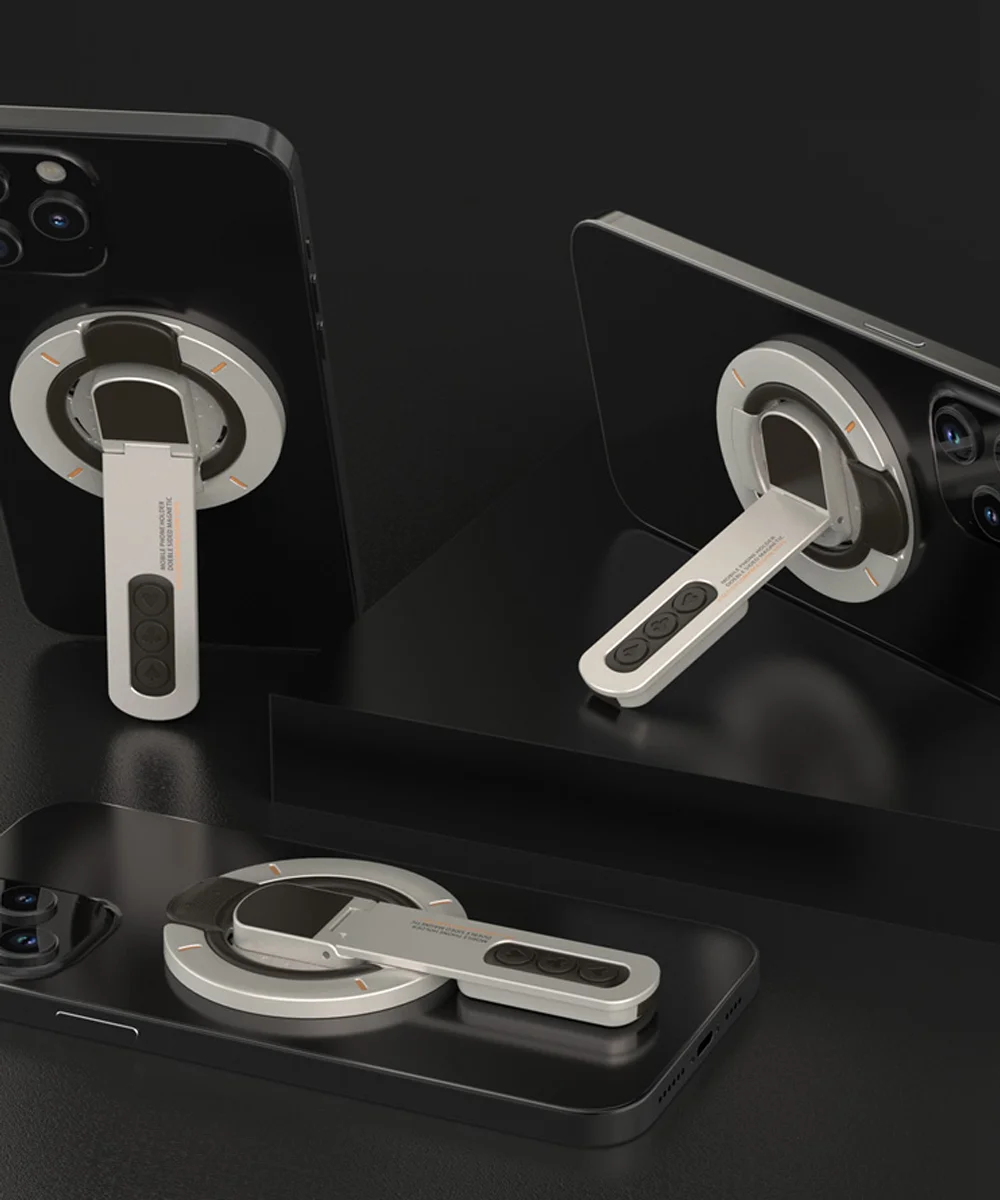 حامل حلقة إصبع مغناطيسي للهاتف المحمول 3 في 1 مع مغناطيس على الوجهين لملحقات MagSafe لسلسلة iPhone 17/16/15/14/13/12 #1