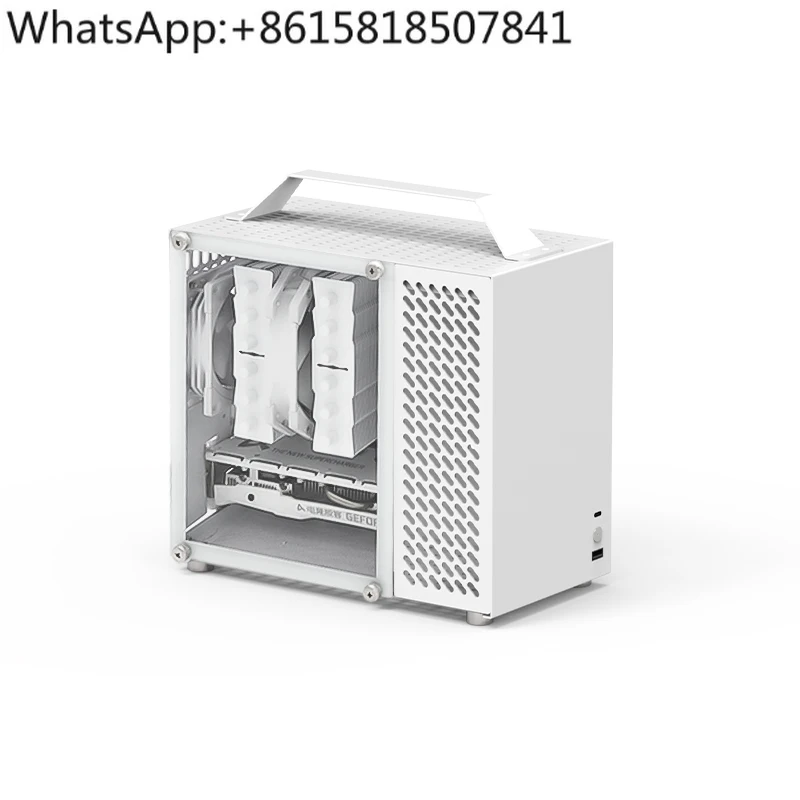 

U35 Chassis ITX Portable Portable Side Transparent Desktop Computer SFX Power Supply Mini Small All Aluminum Chassis Non-C24