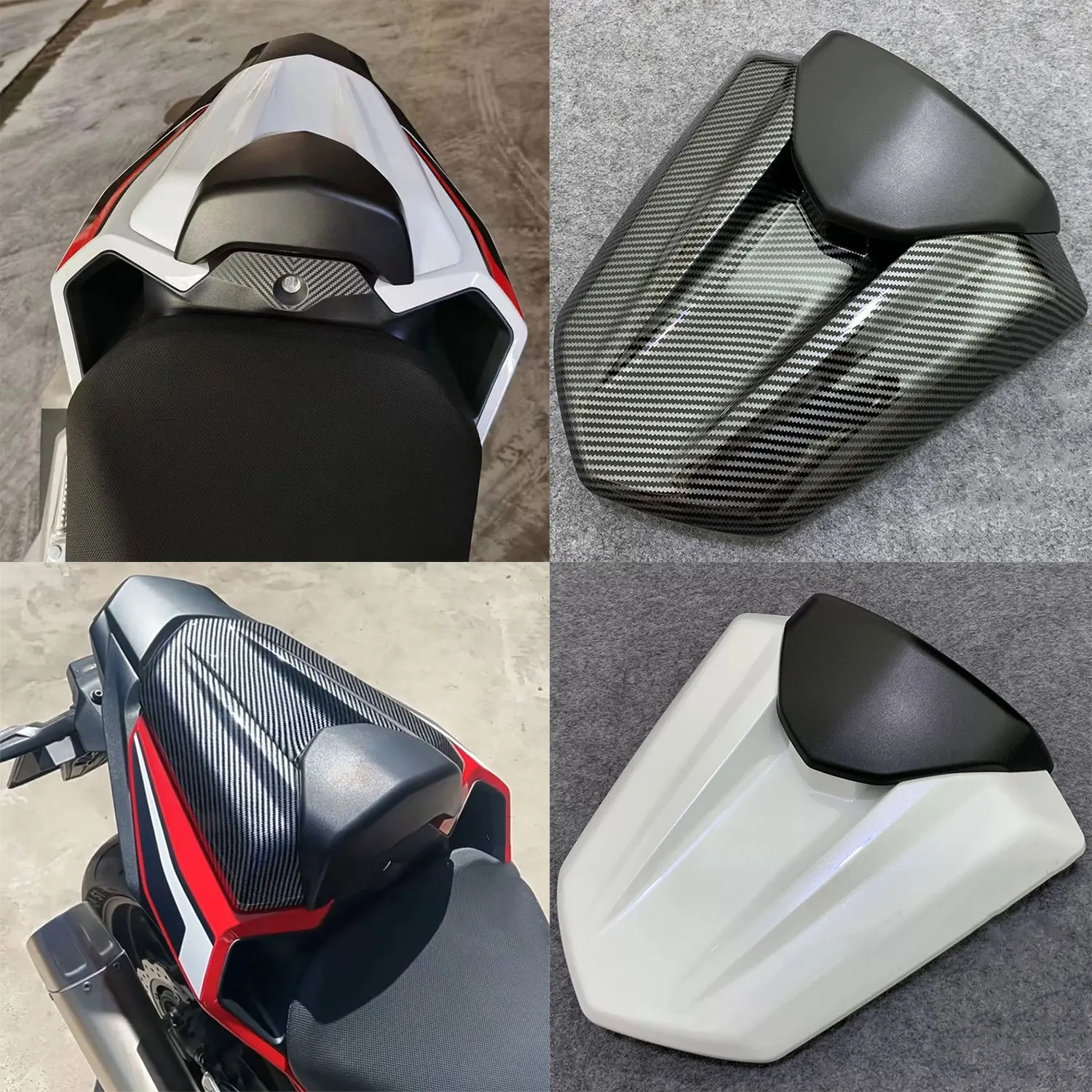 For Honda CB500F CBR500R 2016 -2023 2024 CBR 500R CB 500F Motorcycle Pillion Rear Passenger Seat Cushion Cowl Cover Hump Fairing