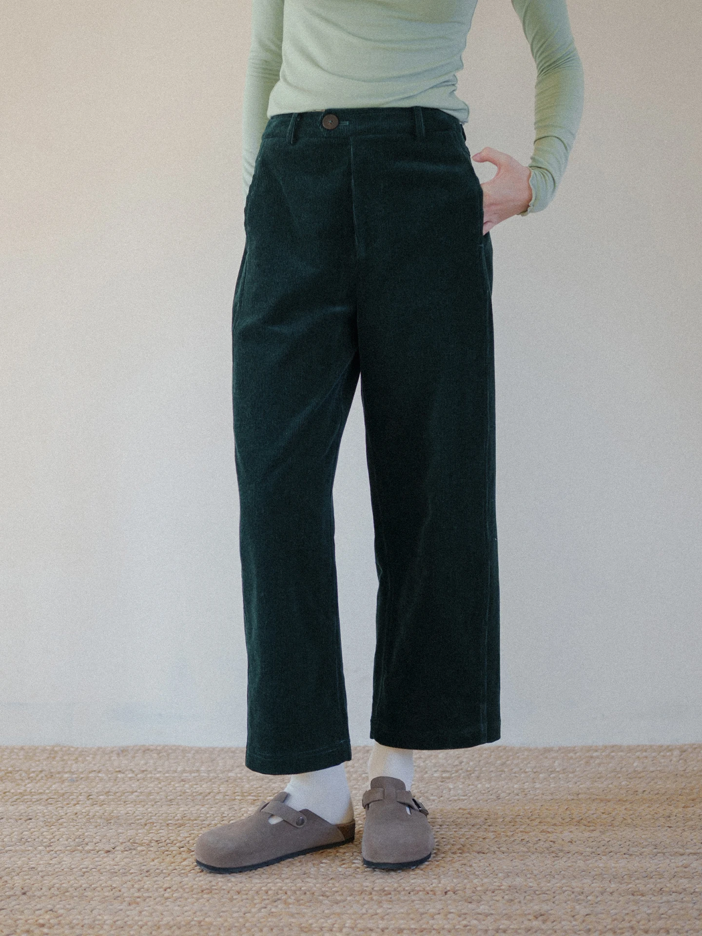 

Брюки MarchNoon Vintage из вельвета прямого кроя, из смесового хлопка, повседневные, универсальные, утягивающие, для отдыха