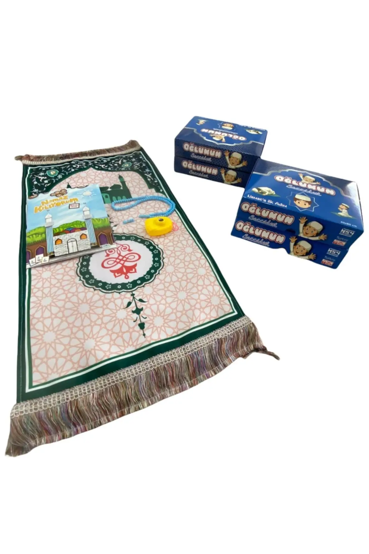 DOLBOVI-boy prayer Rug Set Meditation Rug