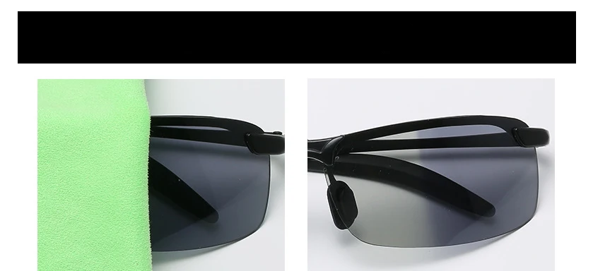 Klassische Herren Polarisierte Sonnenbrille Photochrome Fahren Männlich Ändern Farbverlauf Sonnenbrille Tag Nacht Vision Fahrer Brillen – Detail 7