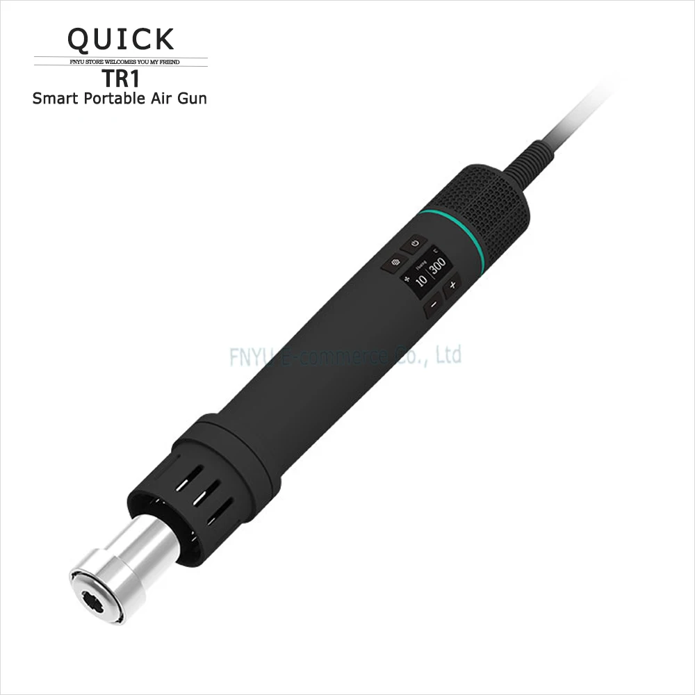 

Heat Gun QUICK TR1 Smart Portable Air Gun 1000W for BGA Desoldering Welding Station Digital Display Blowing Air Fan Repair Tool