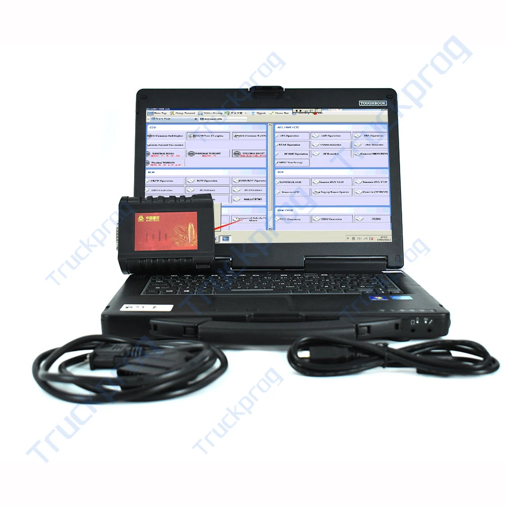 

CF53 Laptop EOL OBD Obd2 Common Rail Engine Diagnostic Kit for HOWO SINOTRUK SITRIK Cnhtc sinotruck diagnostic tool