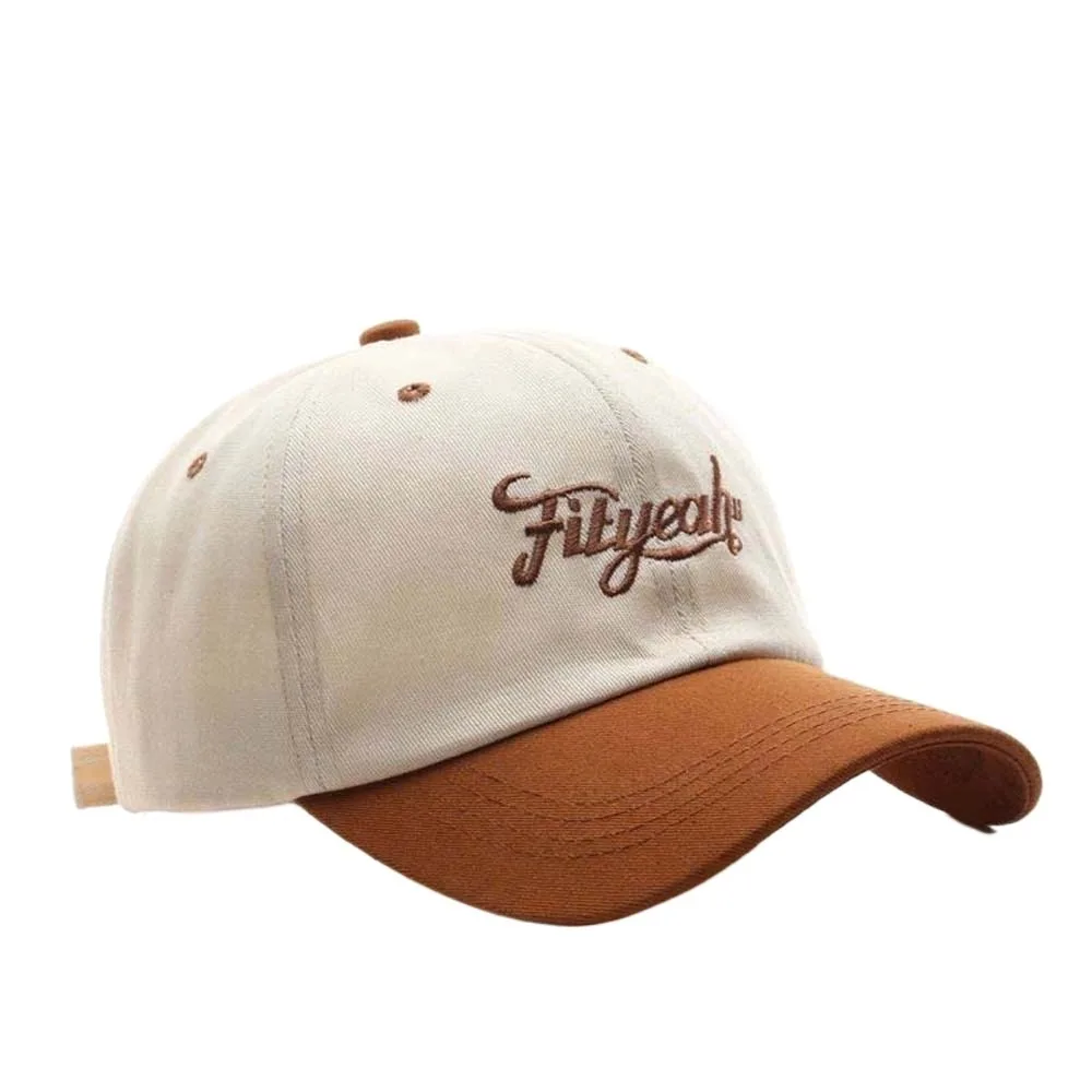 

Adjustable Letter Embroidery Baseball Cap Korean Style Sunscreen Unisex Peaked Cap Hip-hop Versatile Summer Sunshade Hats Men