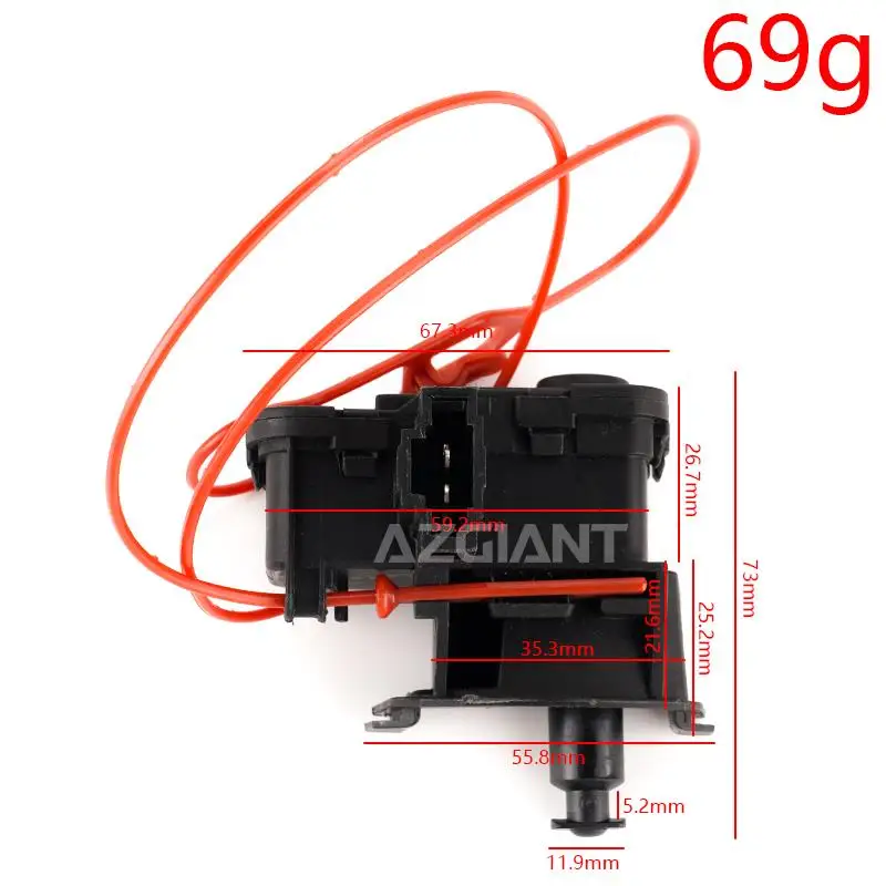 AZGIANT Car Fuel Tank Filler Door Cap Lock Actuator Motor 2Pin for Audi A4 S4 Avant Qu. A4L A5 S5 Coupe Sp. Brand New 8K0862153