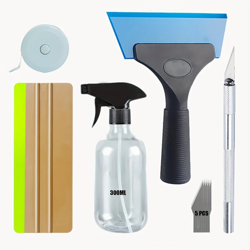 

Комплект тонировки окон автомобиля -6 Инструмент для установки пленки конфиденциальности окна, легко применимый комплект тонировки стекол и окон автомобиля Комплект тонирования окон автомобиля, Pro