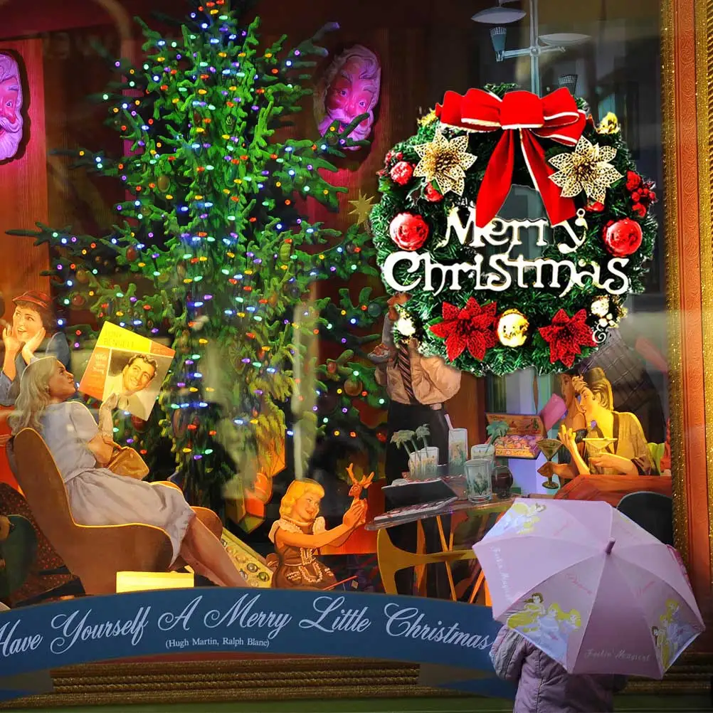 

Christmas Decor Window Door Christmas Wreath Wreath Decor Decorations Door Indoor Classic Holiday naments