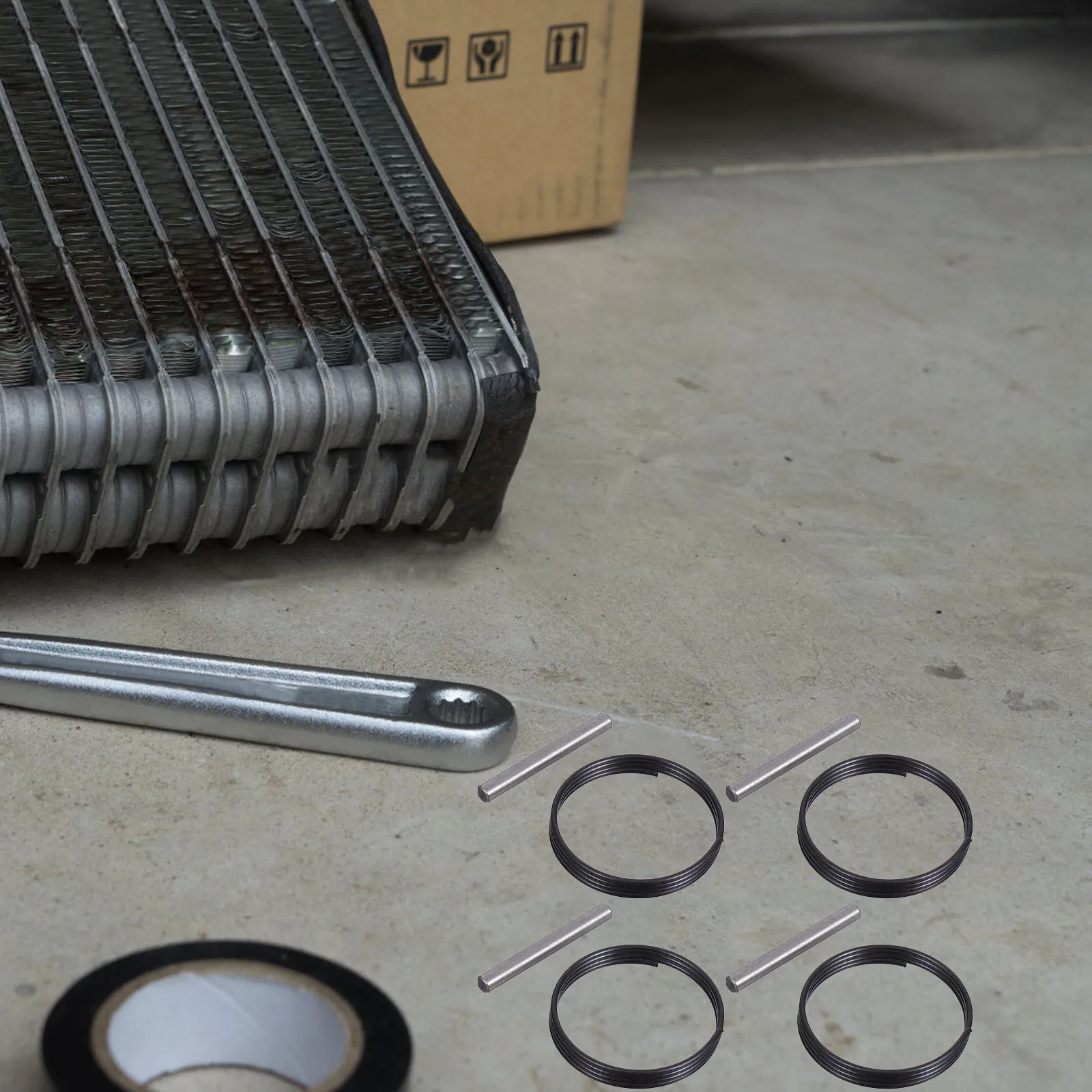 

10Set Electric Wrench Retainer Ring Set Durable Steel Construction Portable Design for Various Bolt Sizes Electric Wrench Rings