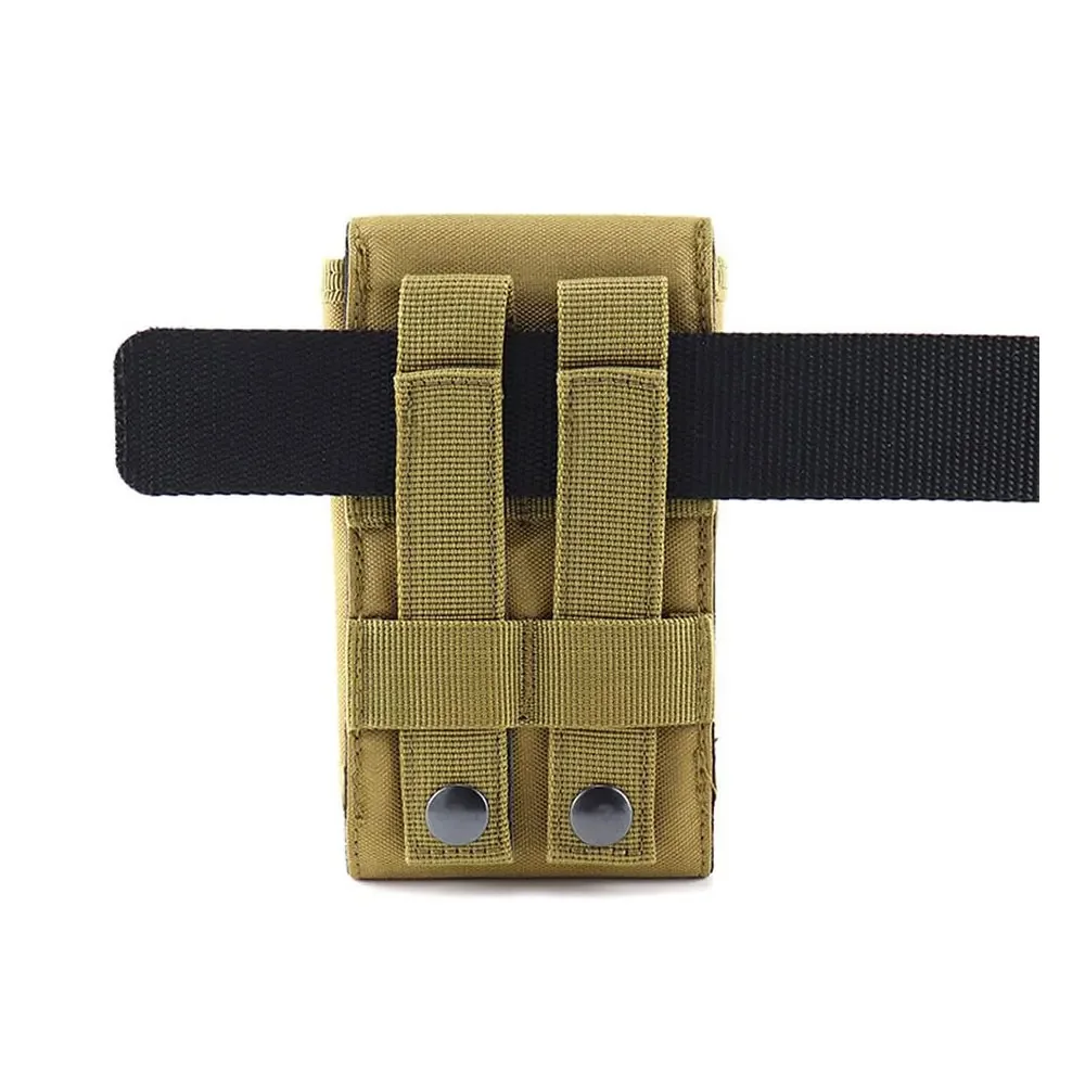 1Pc Outdoor Molle System Taktische Camouflage Mini Nylon Taille Pack 6in Telefon Halter Sport Taille Tasche Outdoor Sport Telefon tasche