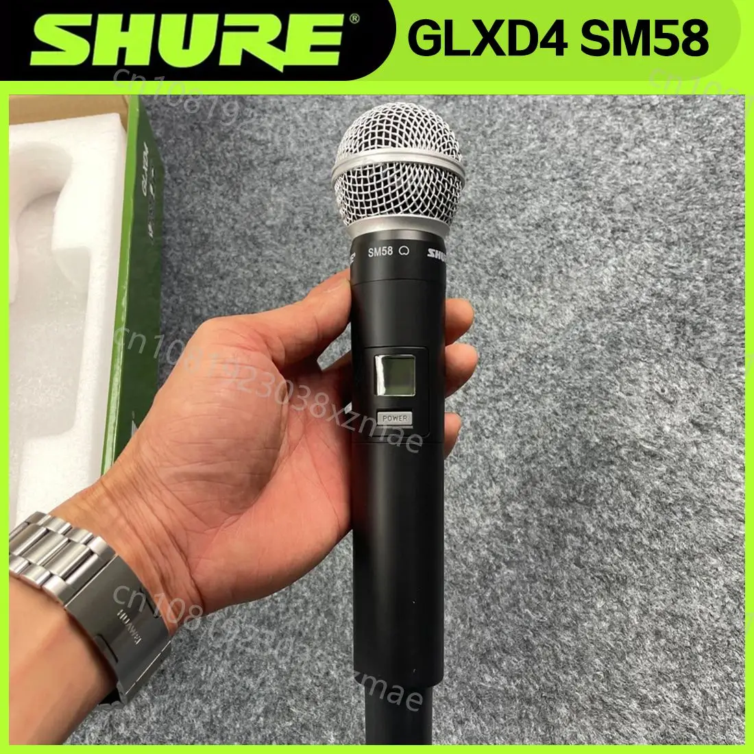 Shure GLXD4 SM58 Wireless 2 Handheld Microphone UHF Dynamic Professional Party Stage Karaoke Microphone GLXD4 SM58 Wireless Mic