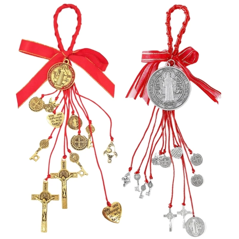 

Многофункциональная металлическая сумка с изображением Христа, подвеска с христианским распятием, подходит для религиозных