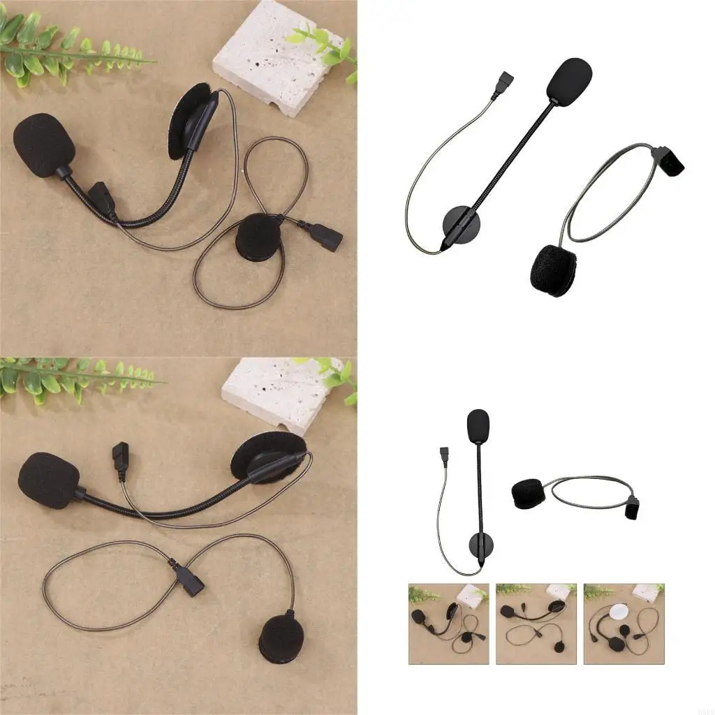 Noise Cancelling Microphone For Motorbike Helmets Wireless Communication Systems H9EE