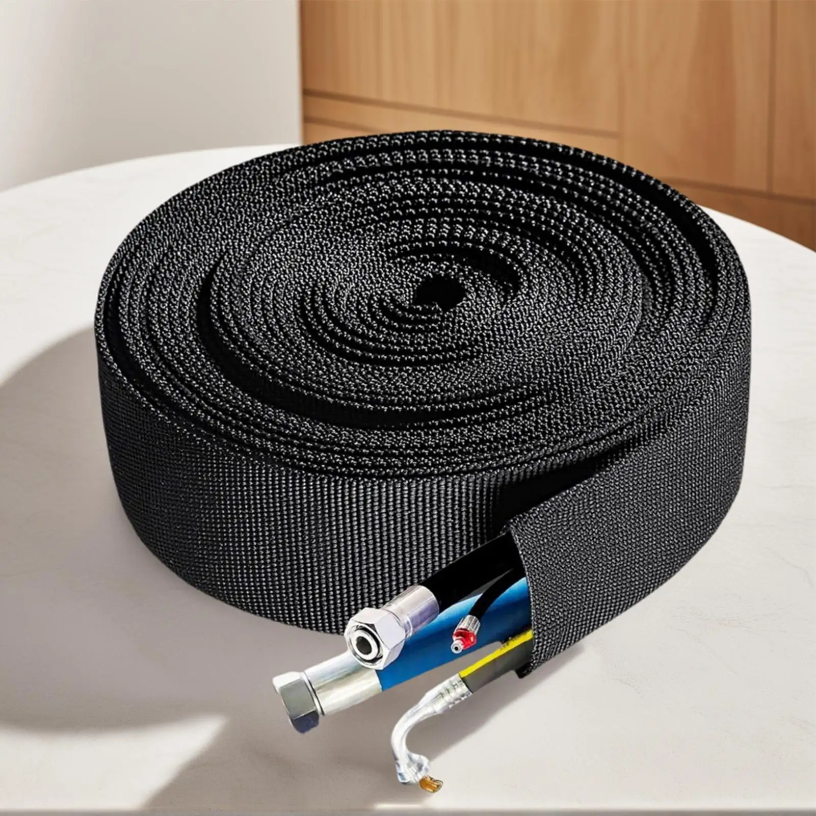 

Winch Rope Cover Winch Sire Protector Trolling Cable Cover For Vehicle Trailer Motor Household Appliance Climbing Trolling